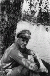 Sgt. Klepzig possibly overlooking  lake at Verona Park